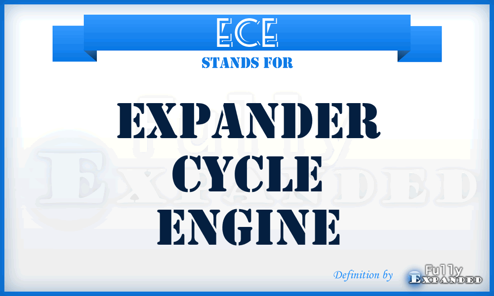 ECE - Expander Cycle Engine