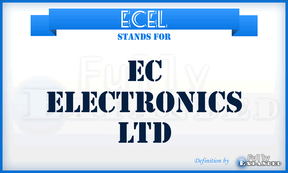 ECEL - EC Electronics Ltd