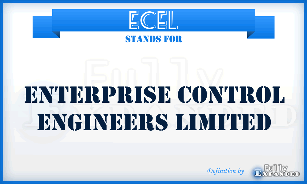 ECEL - Enterprise Control Engineers Limited