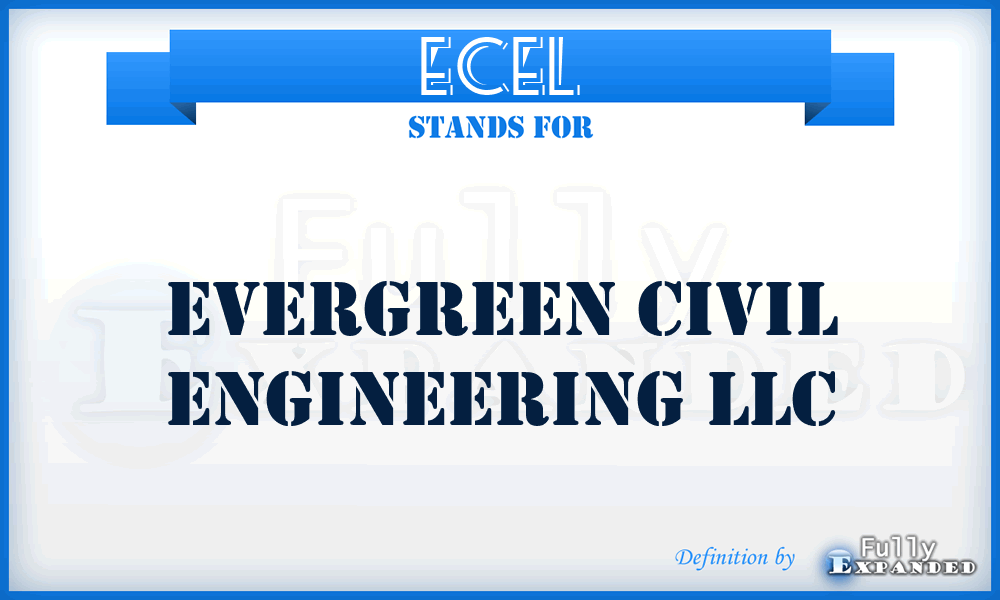 ECEL - Evergreen Civil Engineering LLC