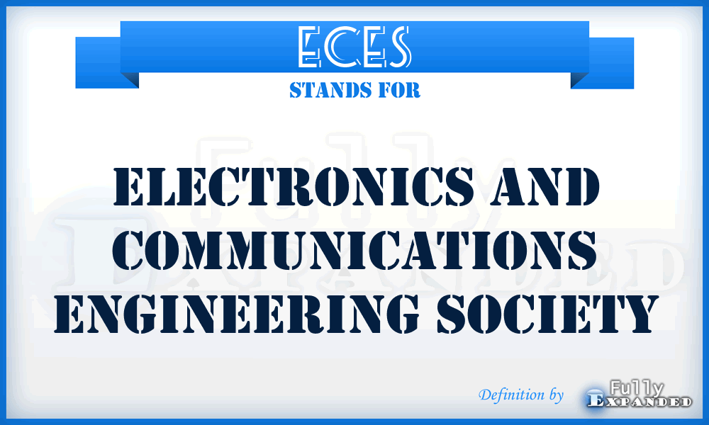 ECES - Electronics and Communications Engineering Society