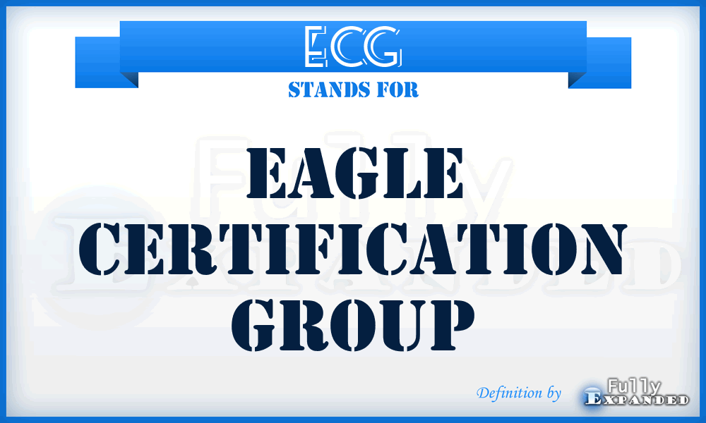 ECG - Eagle Certification Group