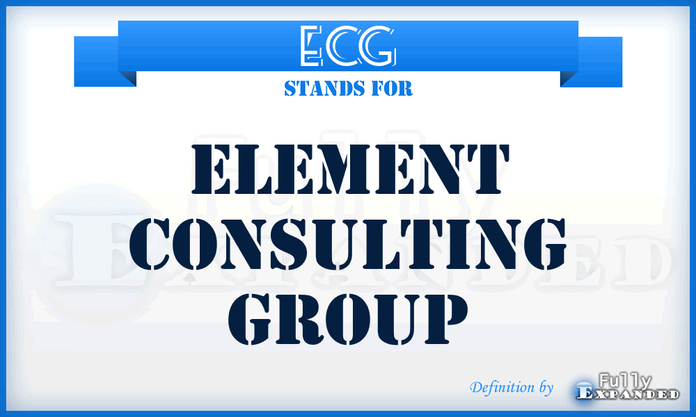 ECG - Element Consulting Group