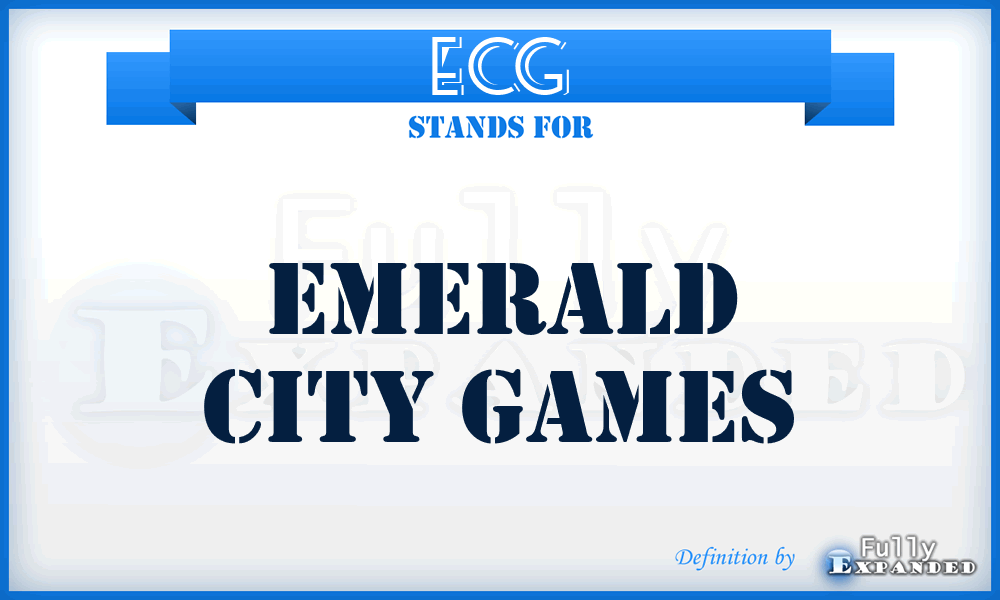 ECG - Emerald City Games