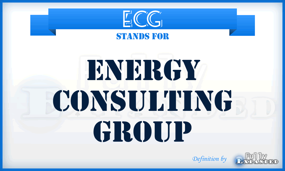 ECG - Energy Consulting Group