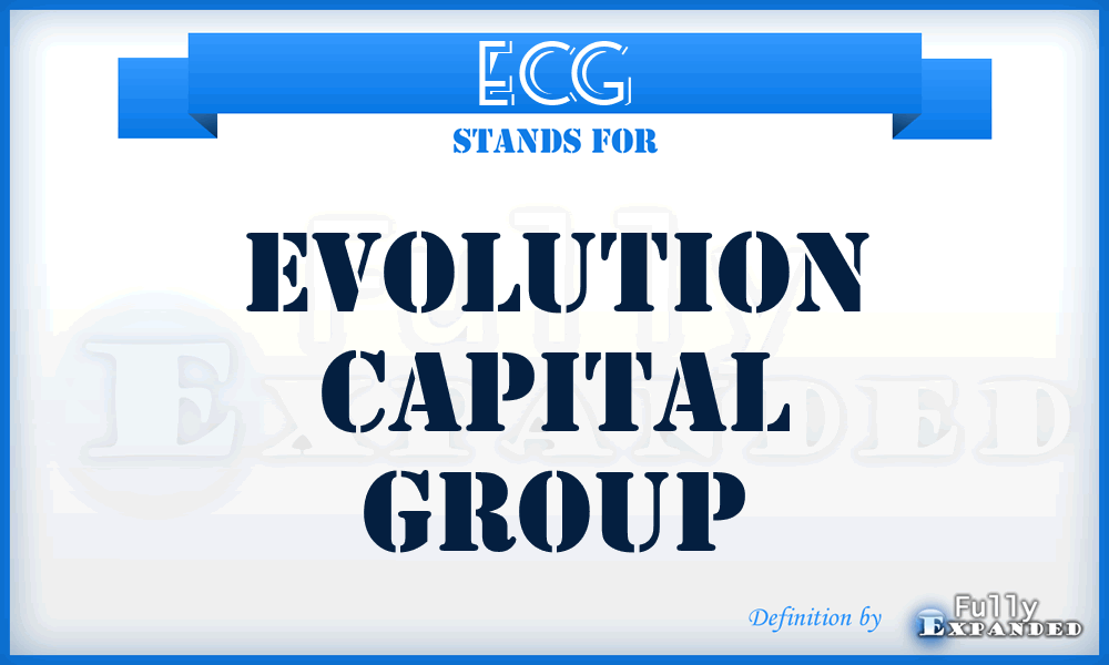 ECG - Evolution Capital Group