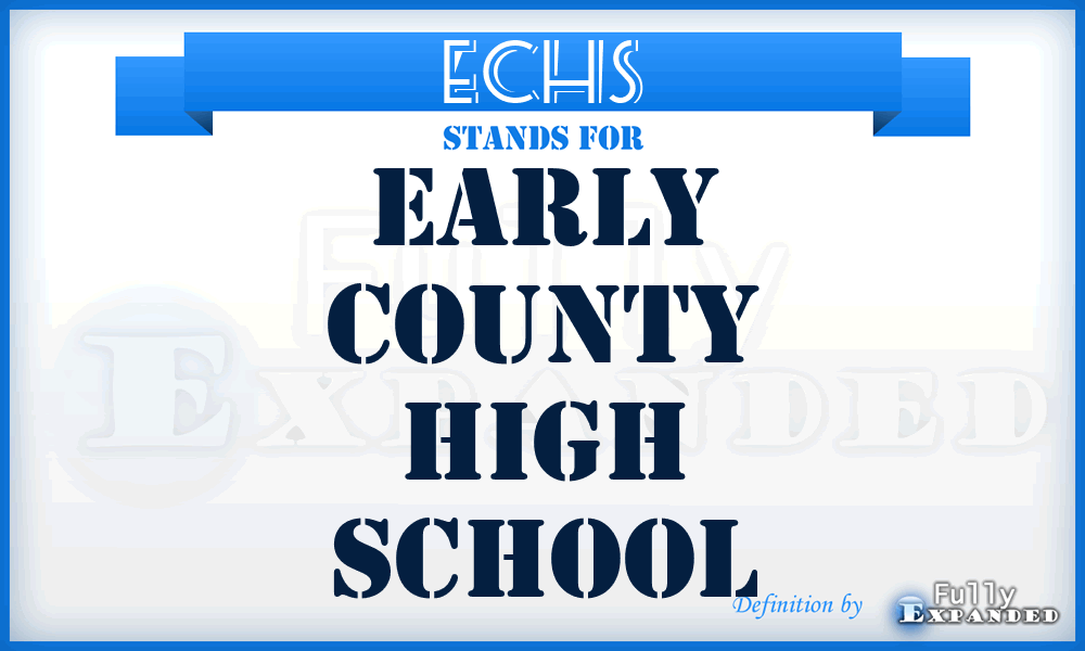 ECHS - Early County High School