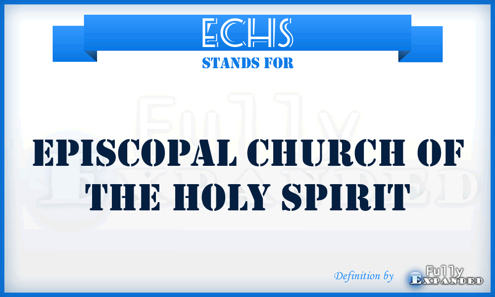 ECHS - Episcopal Church of the Holy Spirit