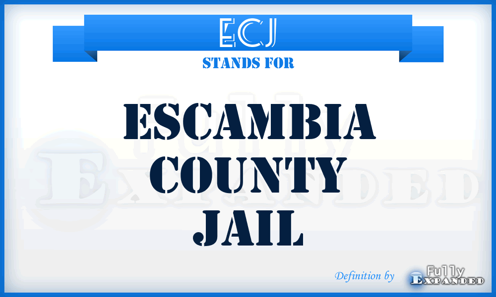 ECJ - Escambia County Jail