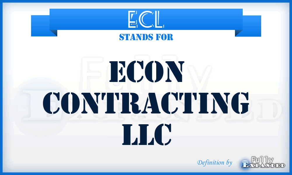 ECL - Econ Contracting LLC