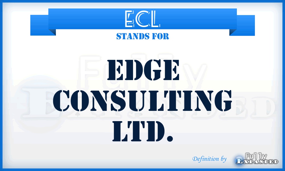 ECL - Edge Consulting Ltd.