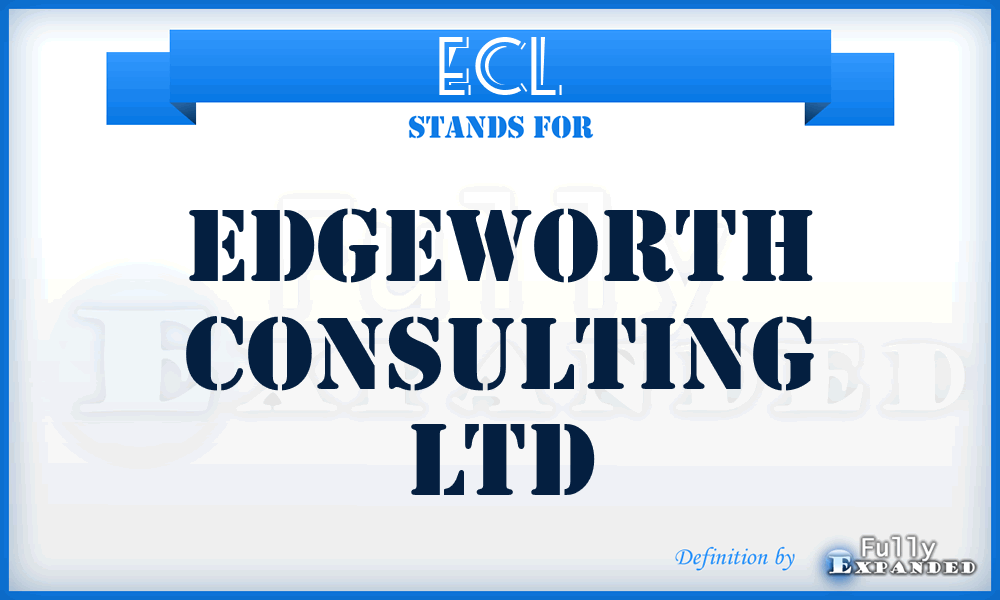 ECL - Edgeworth Consulting Ltd