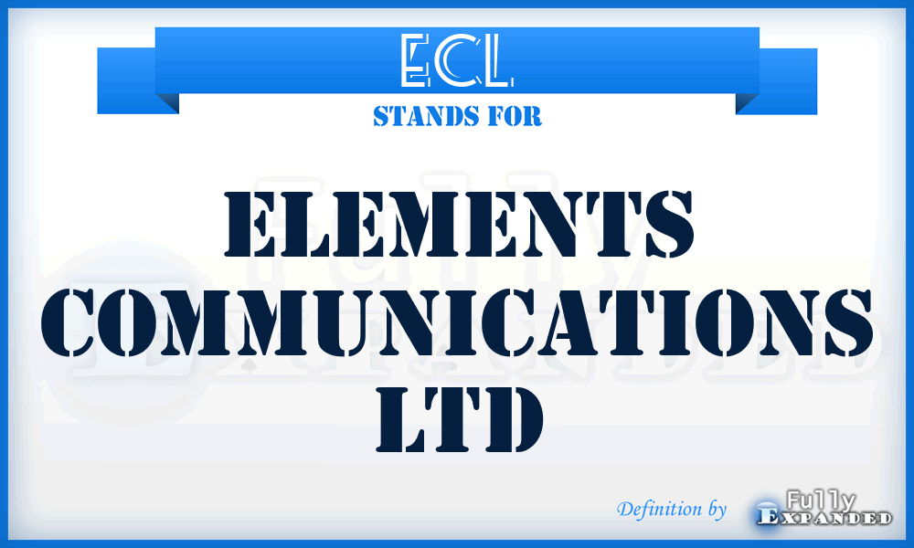 ECL - Elements Communications Ltd