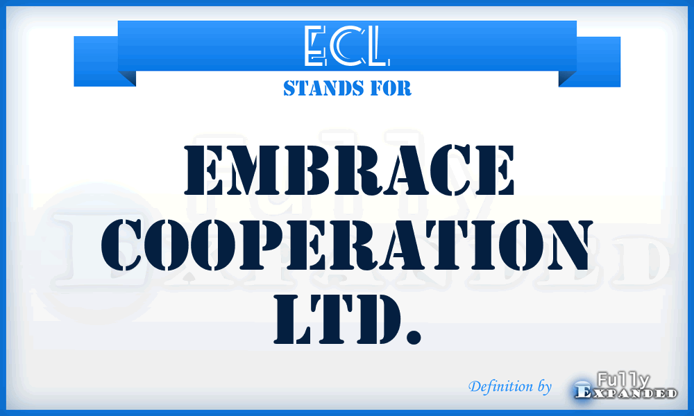 ECL - Embrace Cooperation Ltd.