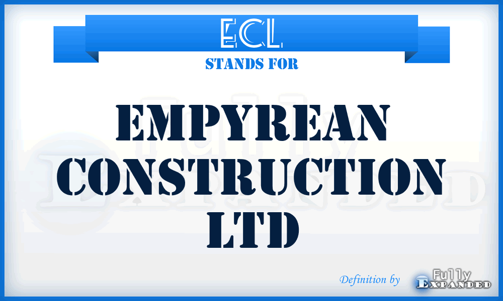 ECL - Empyrean Construction Ltd