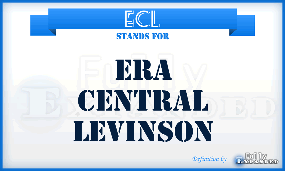 ECL - Era Central Levinson