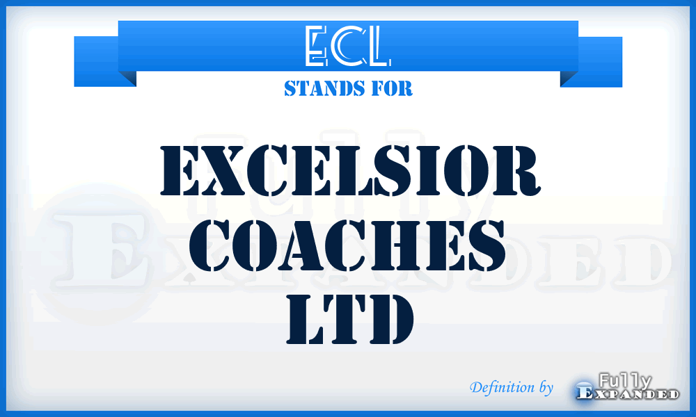 ECL - Excelsior Coaches Ltd