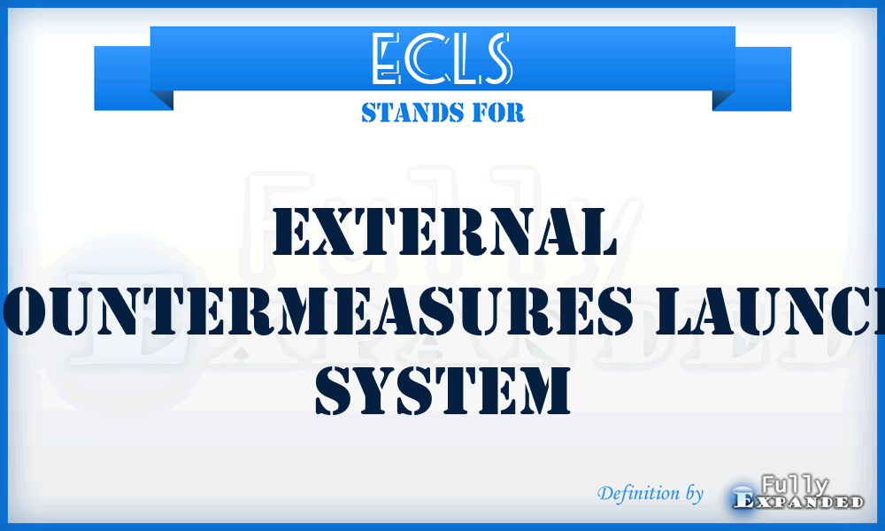 ECLS - External Countermeasures Launch System