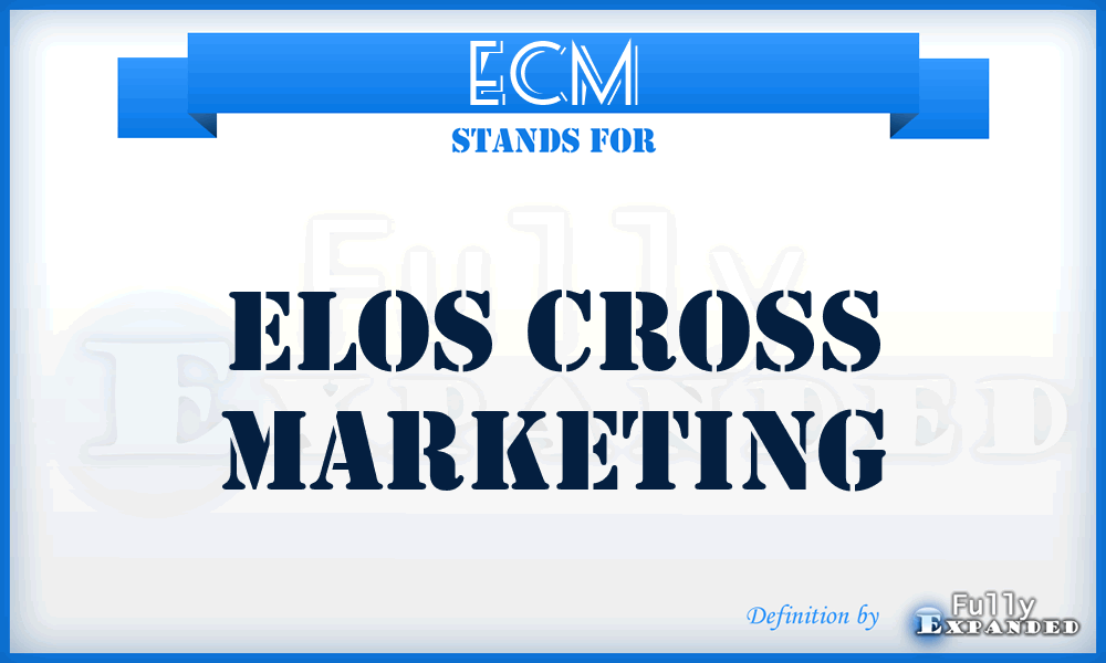 ECM - Elos Cross Marketing
