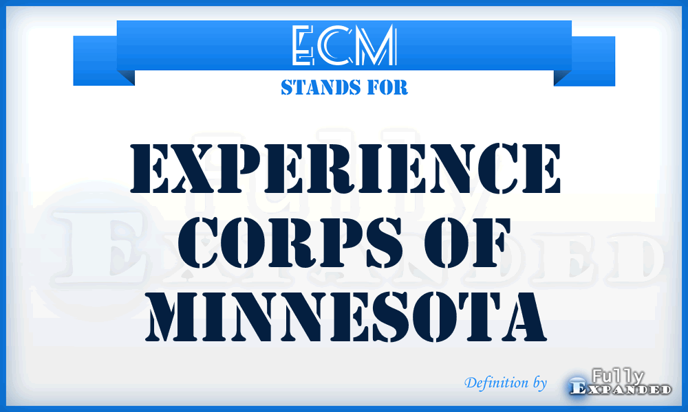 ECM - Experience Corps of Minnesota
