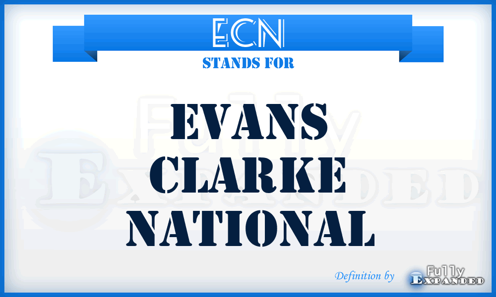 ECN - Evans Clarke National