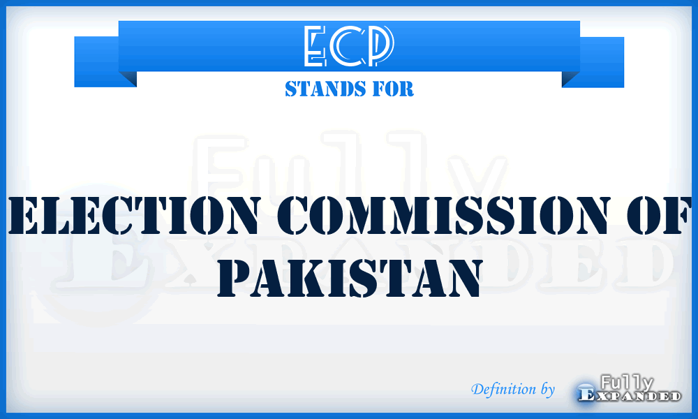 ECP - Election Commission of Pakistan