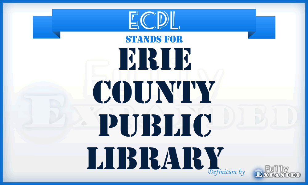 ECPL - Erie County Public Library