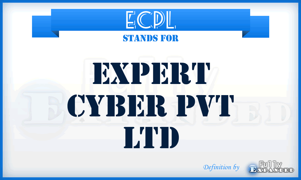 ECPL - Expert Cyber Pvt Ltd