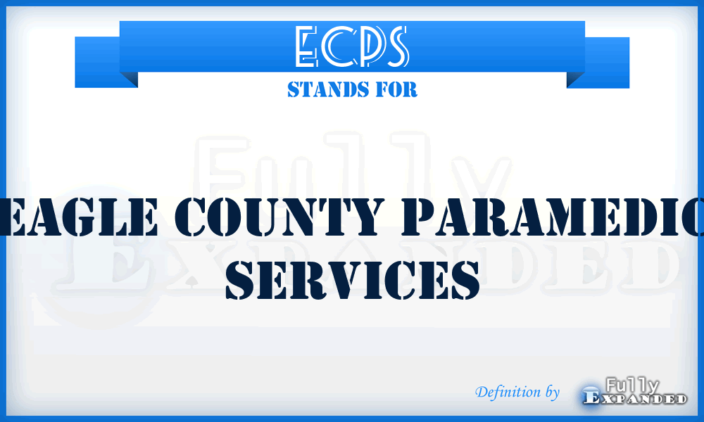 ECPS - Eagle County Paramedic Services