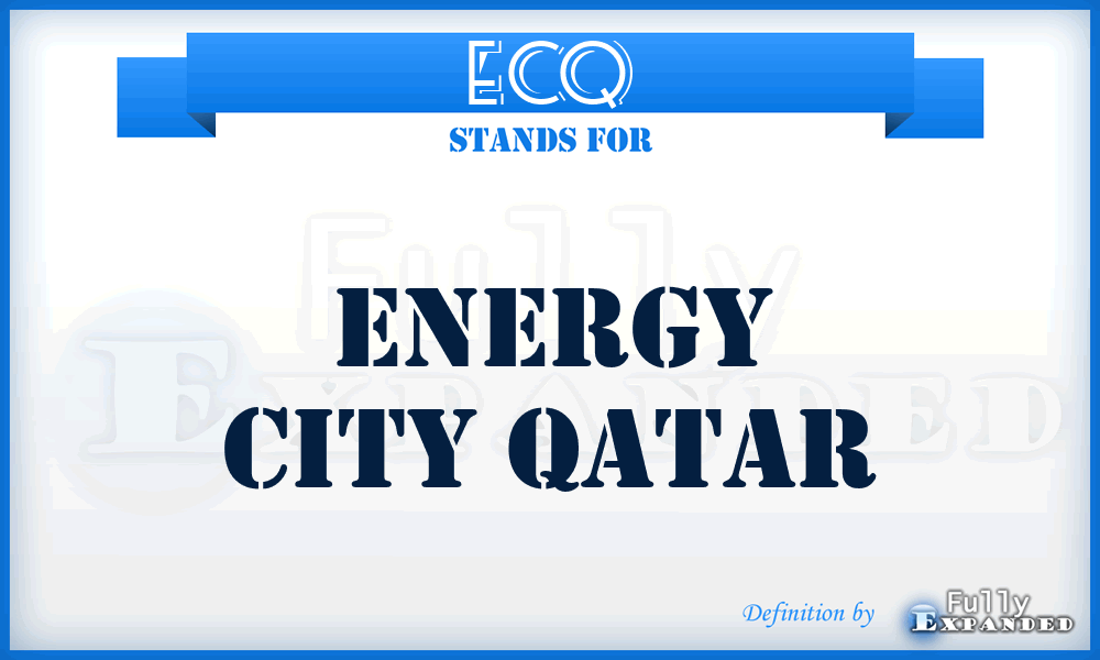 ECQ - Energy City Qatar