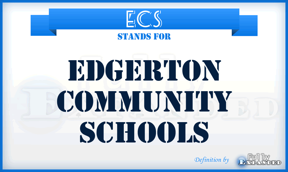 ECS - Edgerton Community Schools