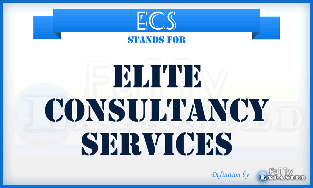 ECS - Elite Consultancy Services