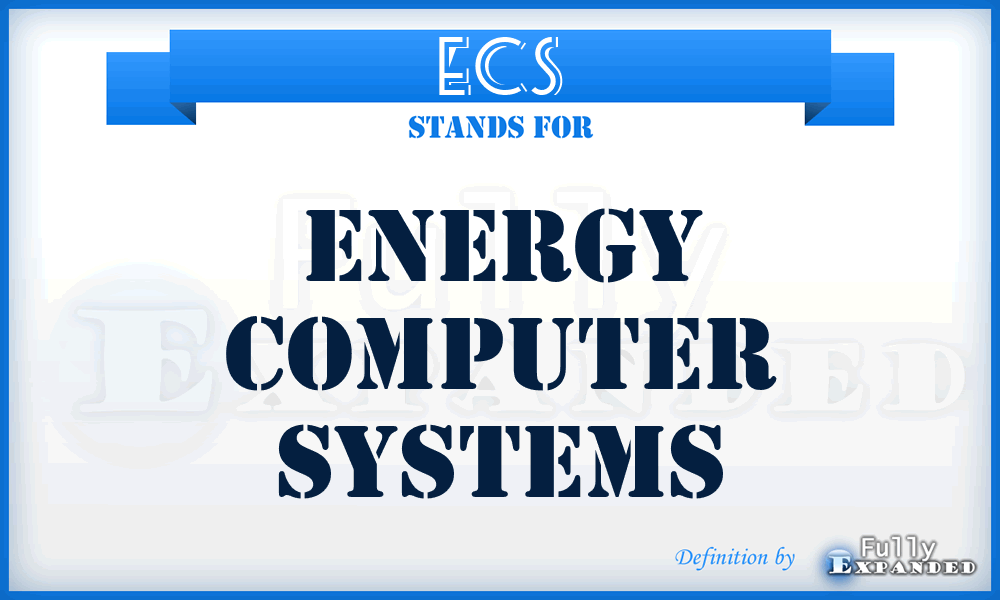 ECS - Energy Computer Systems