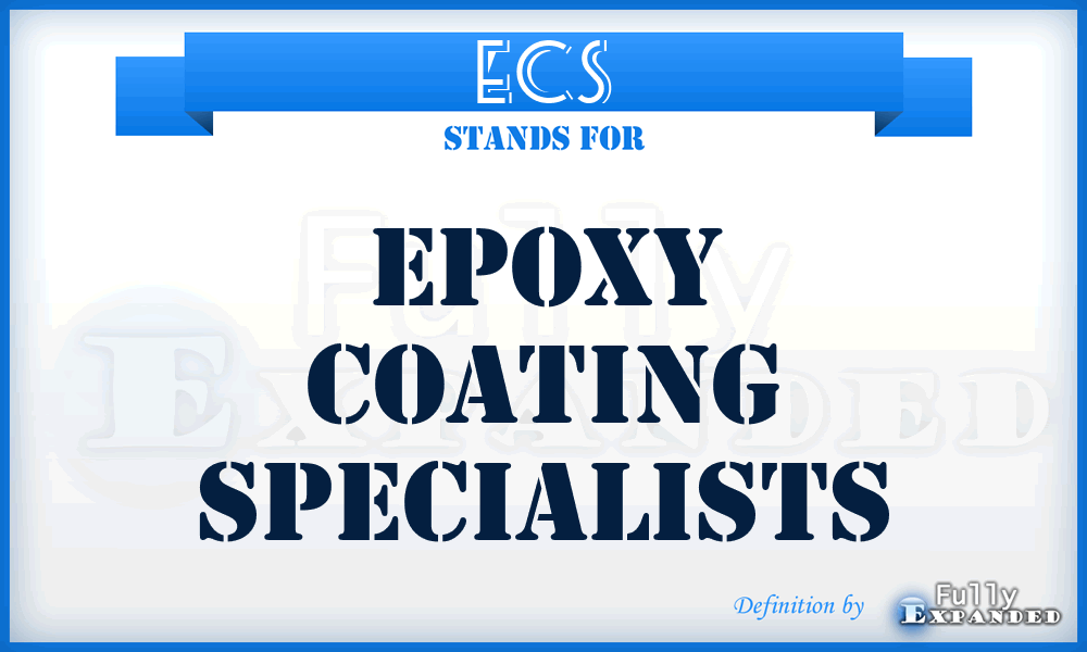 ECS - Epoxy Coating Specialists