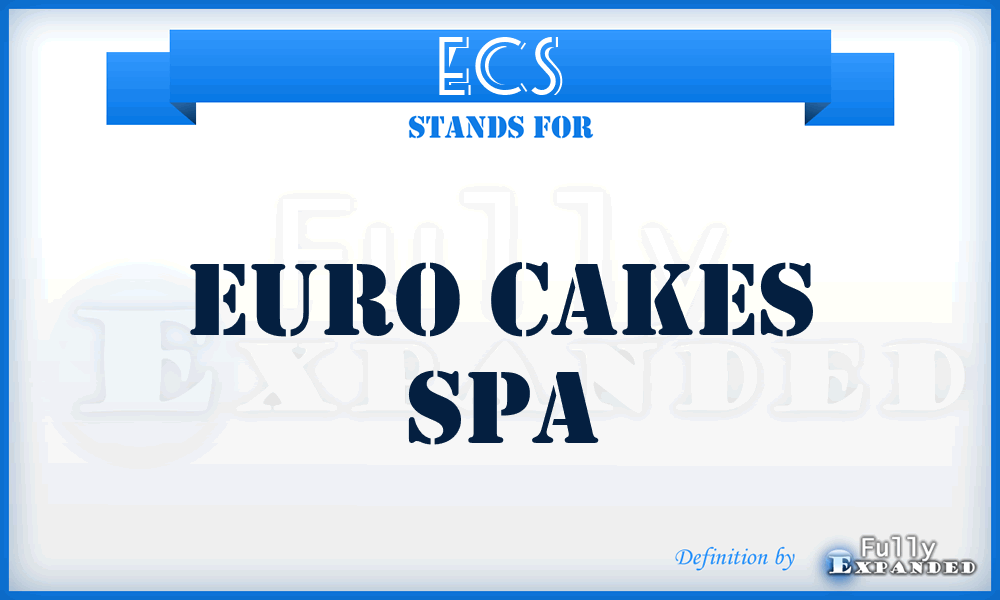 ECS - Euro Cakes Spa