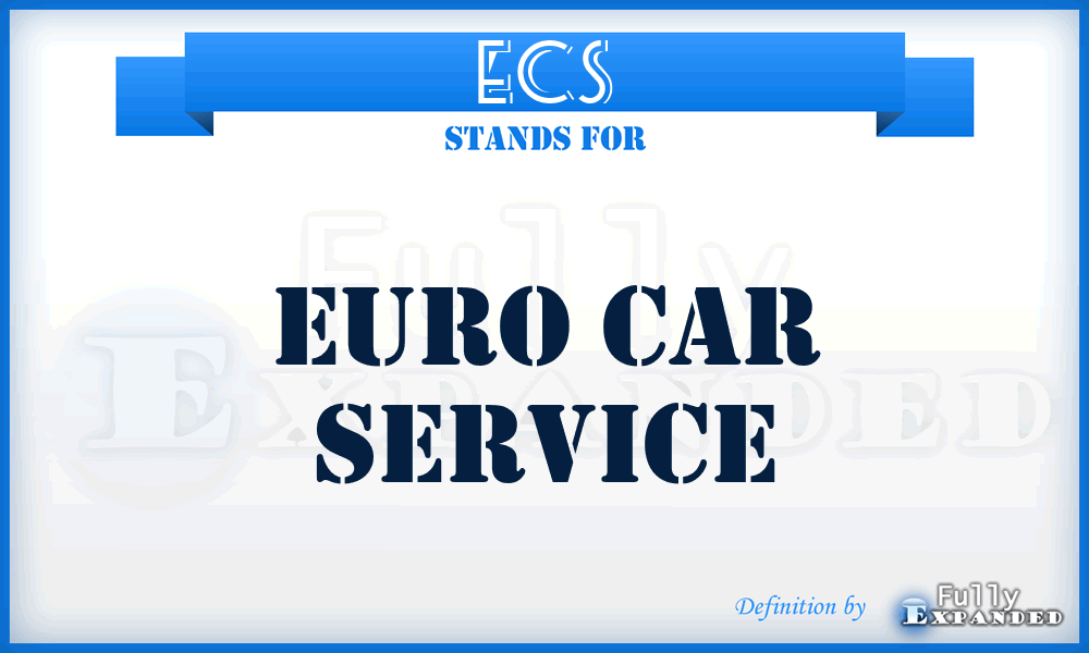 ECS - Euro Car Service