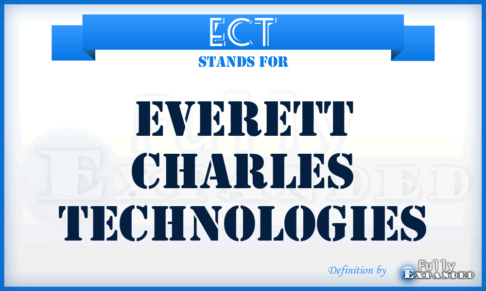 ECT - Everett Charles Technologies