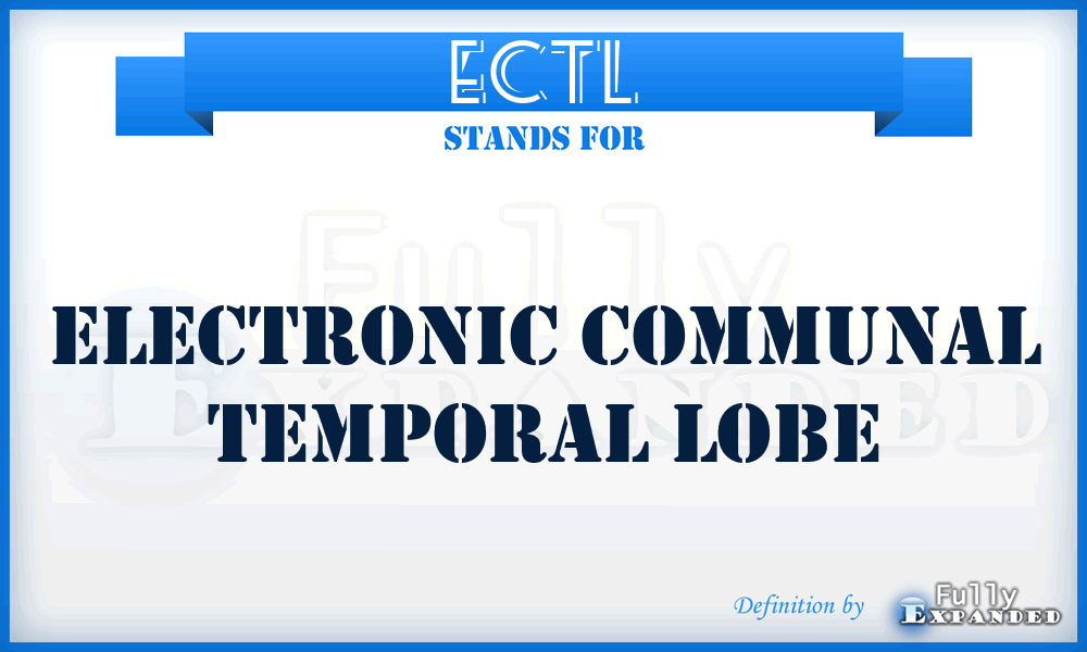 ECTL - electronic communal temporal lobe