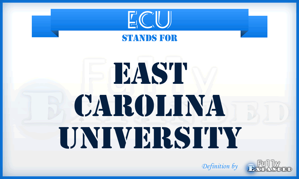 ECU - East Carolina University