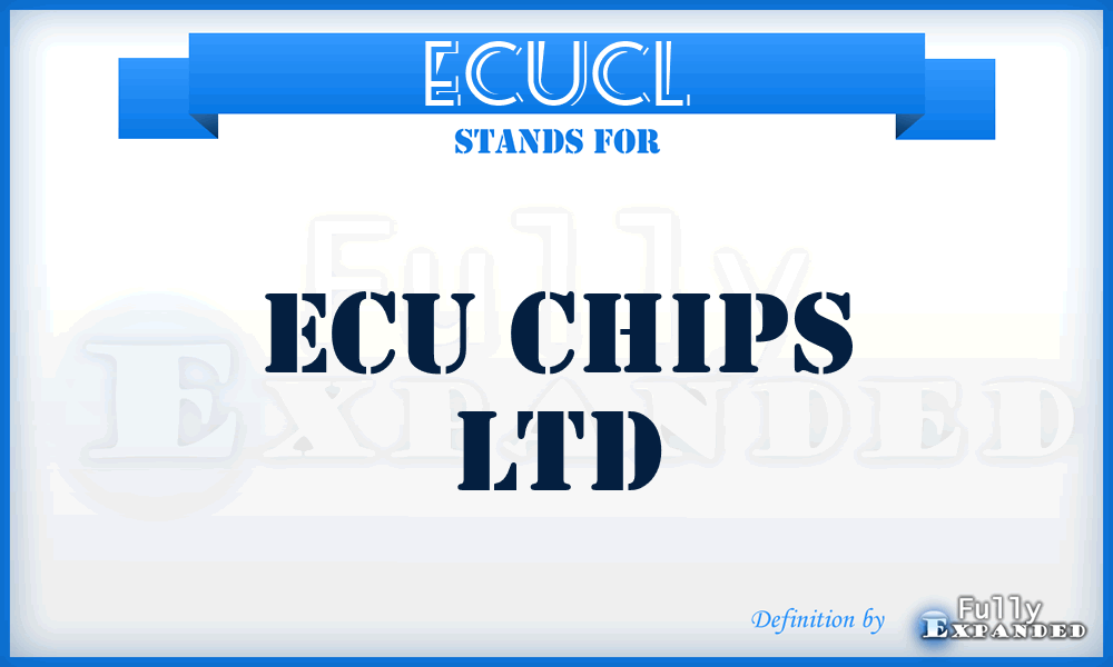 ECUCL - ECU Chips Ltd