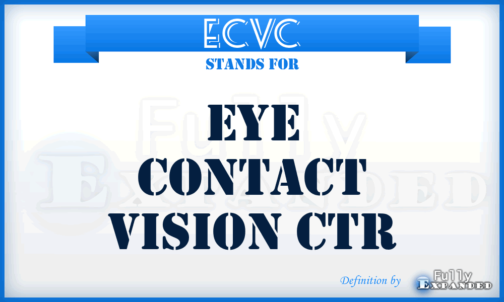 ECVC - Eye Contact Vision Ctr
