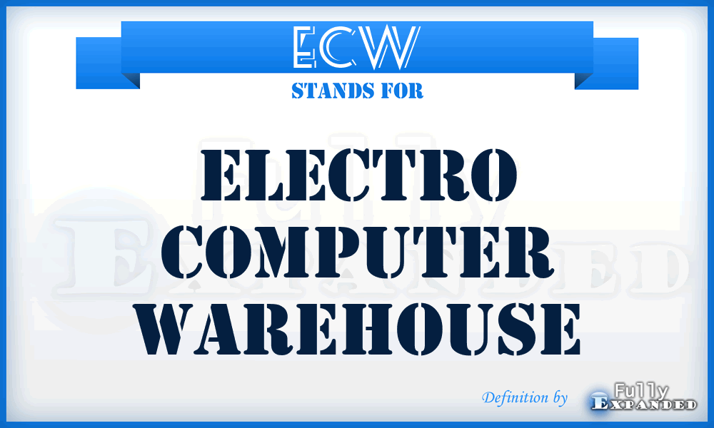 ECW - Electro Computer Warehouse