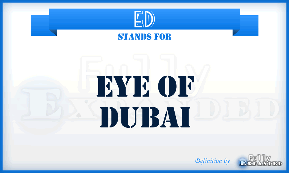 ED - Eye of Dubai