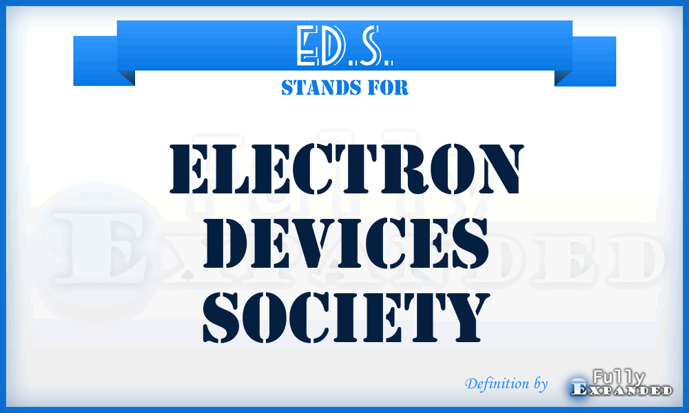 ED.S. - Electron Devices Society
