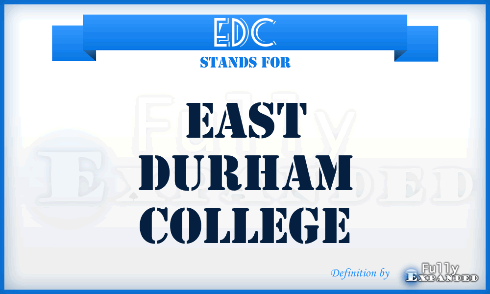 EDC - East Durham College