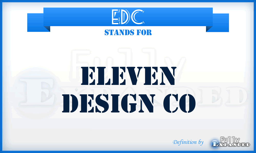 EDC - Eleven Design Co