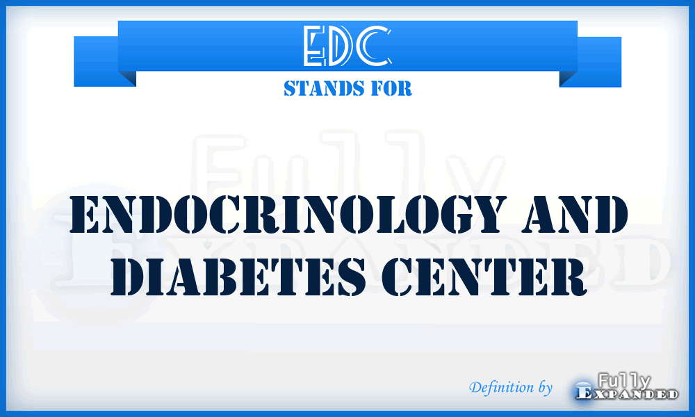 EDC - Endocrinology and Diabetes Center