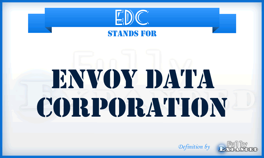 EDC - Envoy Data Corporation