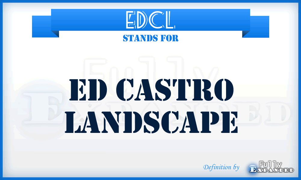 EDCL - ED Castro Landscape