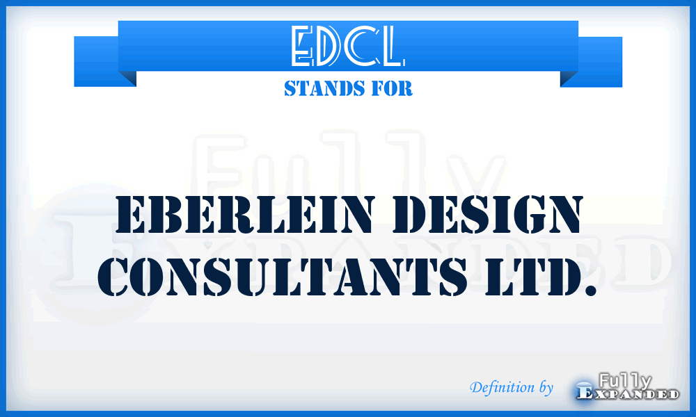 EDCL - Eberlein Design Consultants Ltd.